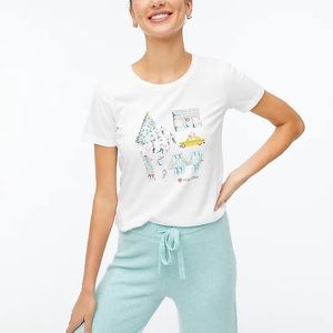 J. Crew NY Holiday Graphic T - NWT - M and L Available